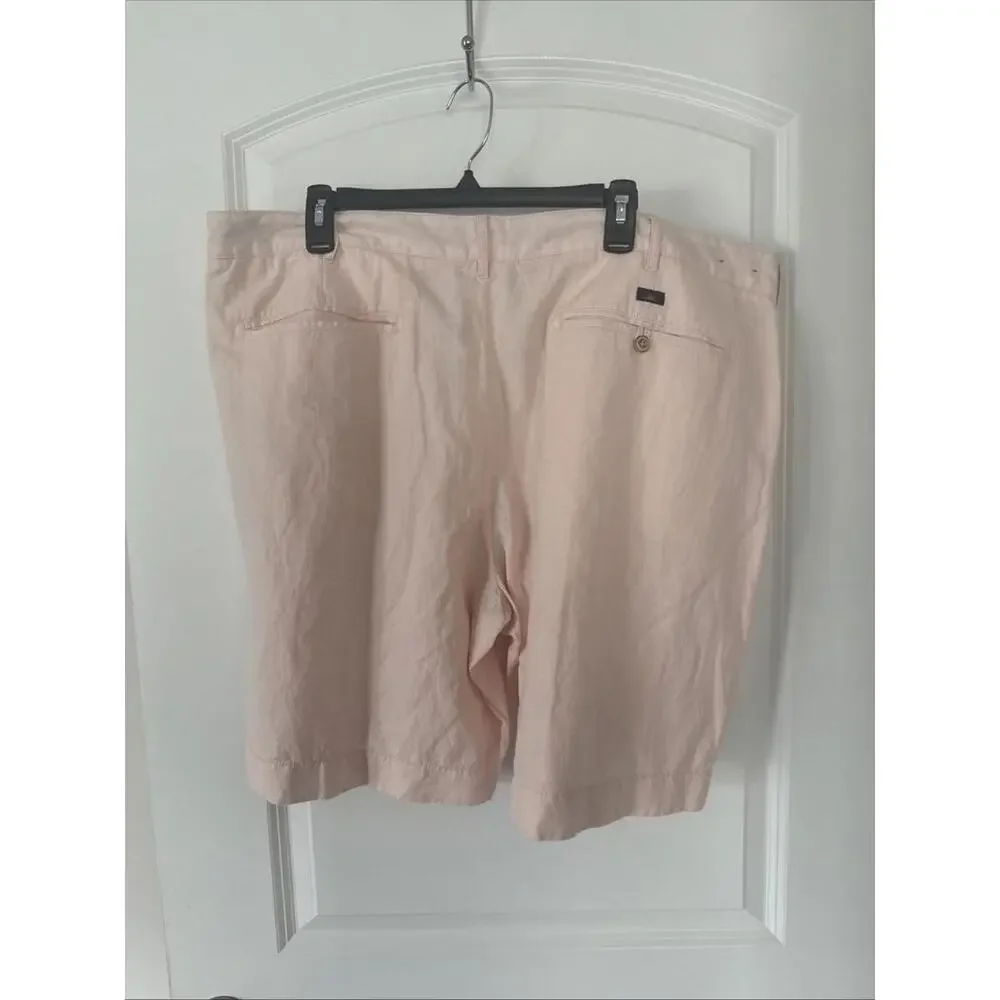 Faherty Shorts Mens 42 Linen Blend Chino Casual 9